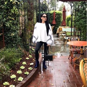 Faux sleeves jumper